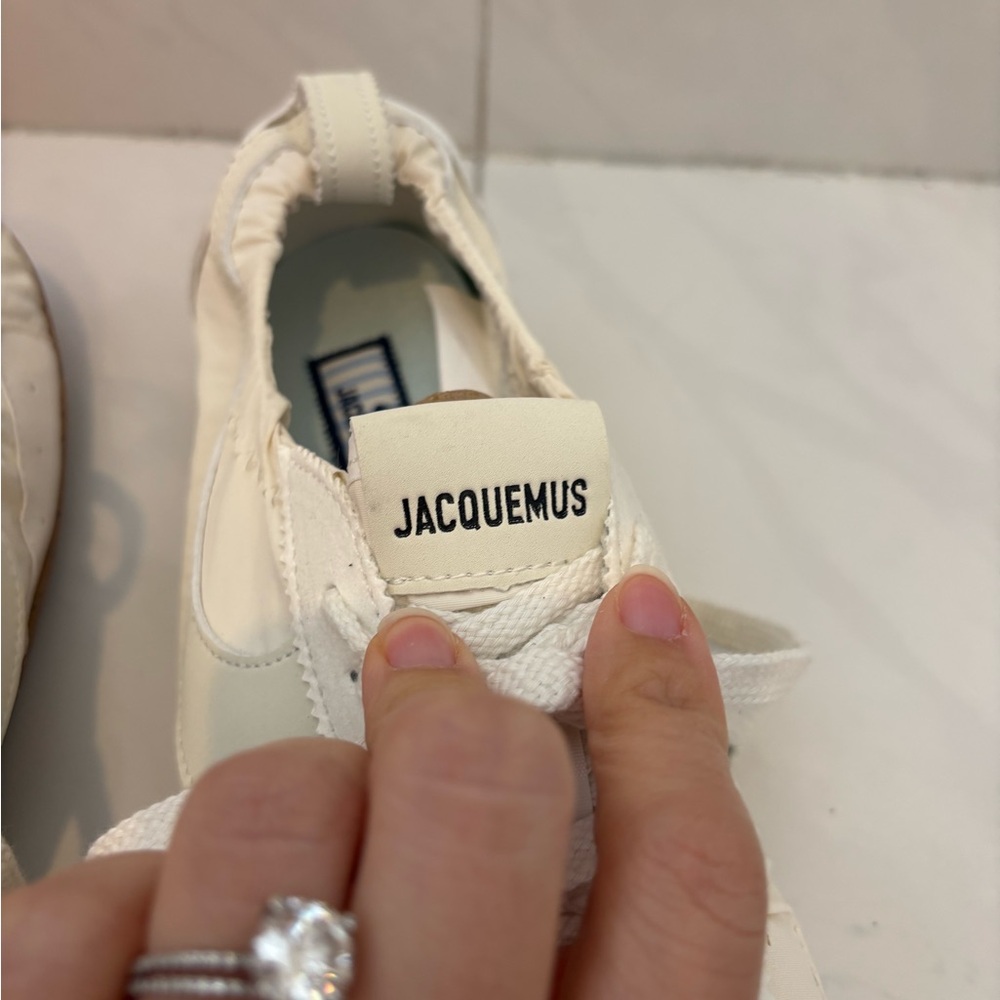 Nike Women's Jacquemus Off-White Low-Top Sneakers - Picture 9 of 9